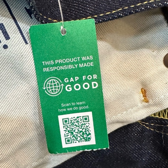 GAP Extra Baggy Utility Navy Straight Jeans Classic Comfort 36x32 Big and Tall - Picture 5 of 16